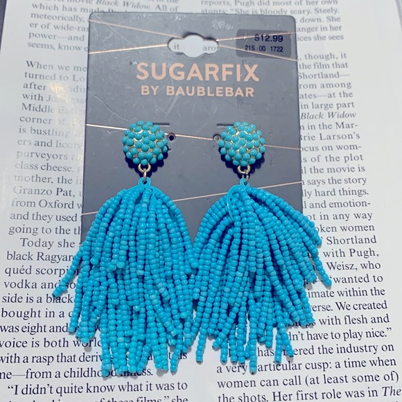Blue BAUBLEBAR Earrings new - Picture 1 of 8